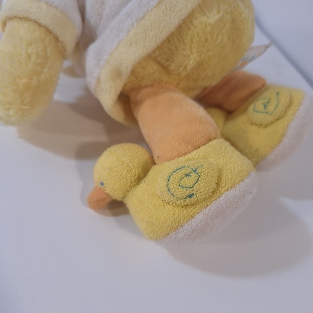 Carter's Just One Year Plush Baby Toy Baby Cuddles Duck in Robe & Slippers - Picture 6 of 9